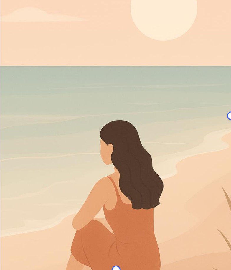 Image Description: A beige tea tin for Wellness Teas sits on a napkin, accompanied by a beige mug of tea on a wooden tray.